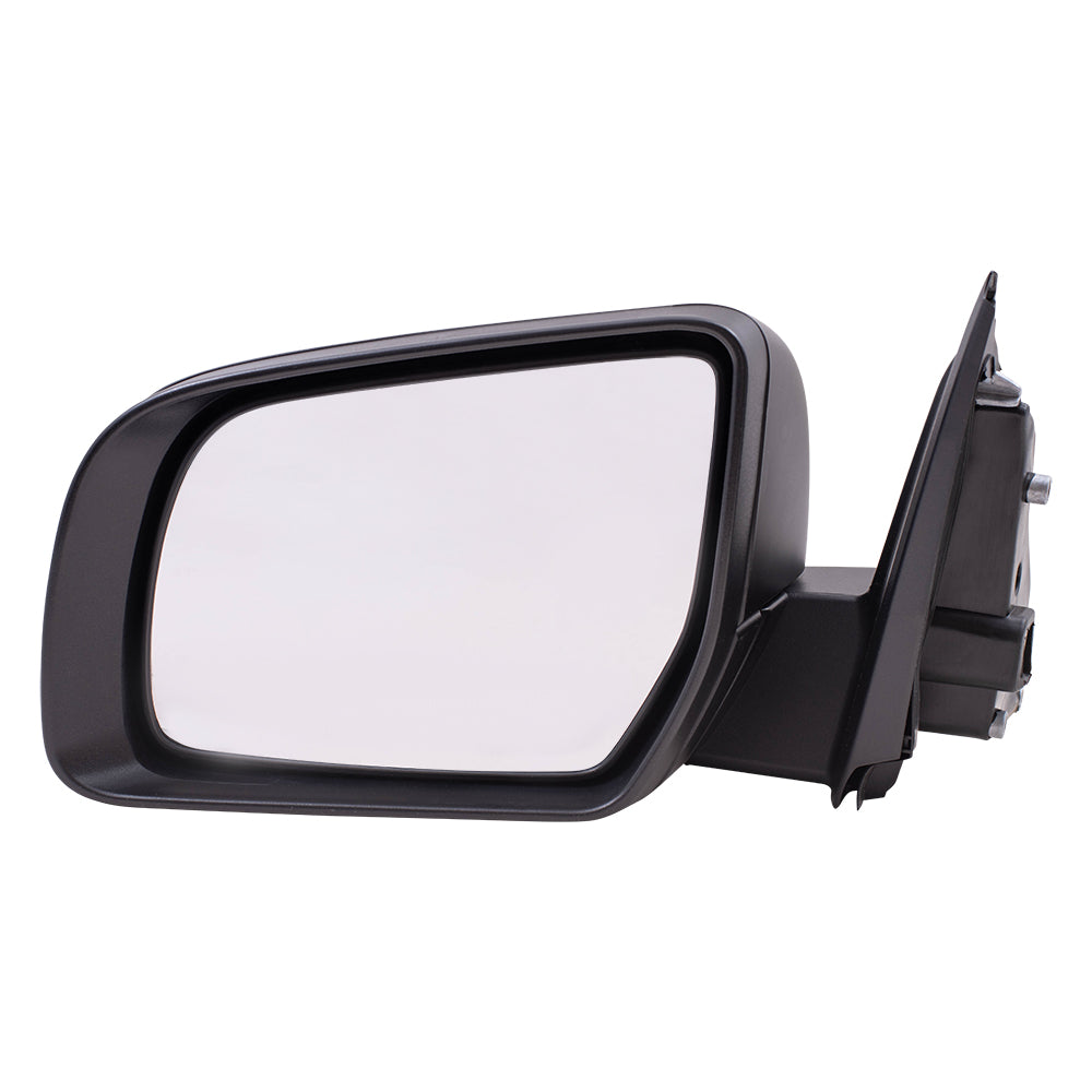 Brock Replacement Driver Side OEM Substitute Power Mirror Paint to Match Black without Heat or Spotter Glass Compatible with 2019-2021 Ranger