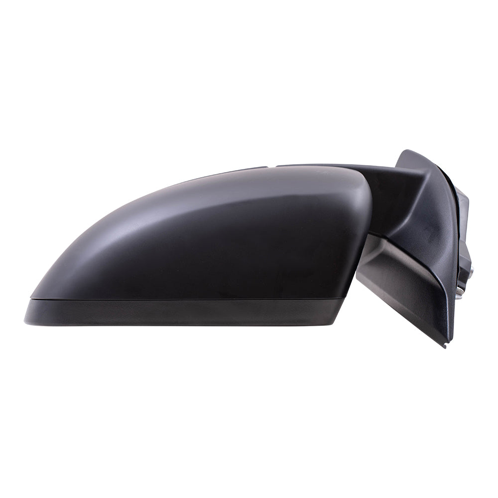 Brock Replacement Driver Side OEM Substitute Power Mirror Paint to Match Black without Heat or Spotter Glass Compatible with 2019-2021 Ranger