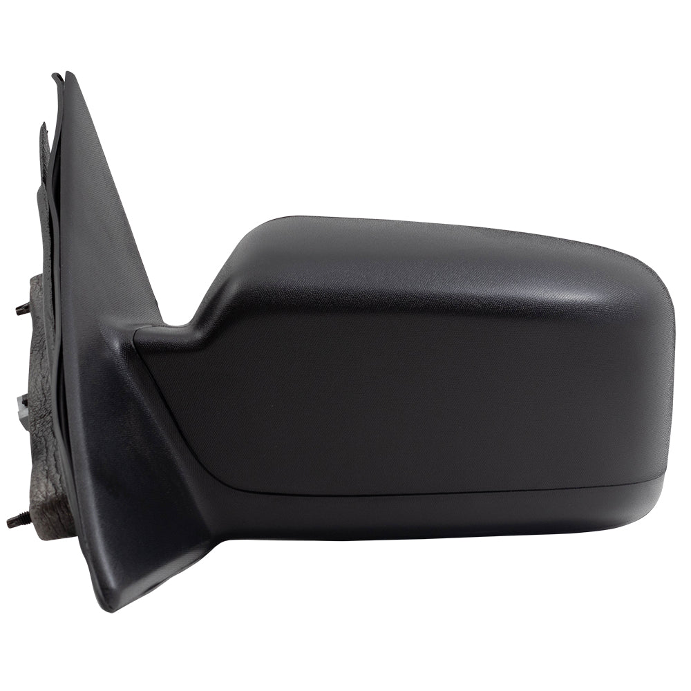 Brock Aftermarket Replacement Driver Left Passenger Right Power Mirror Set Textured Black without Heat-Puddle Light-Blind Spot Information System Compatible with 2011-2012 Ford Fusion