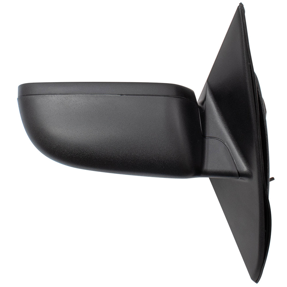 Brock Aftermarket Replacement Driver Left Passenger Right Power Mirror Set Textured Black without Heat-Puddle Light-Blind Spot Information System Compatible with 2011-2012 Ford Fusion
