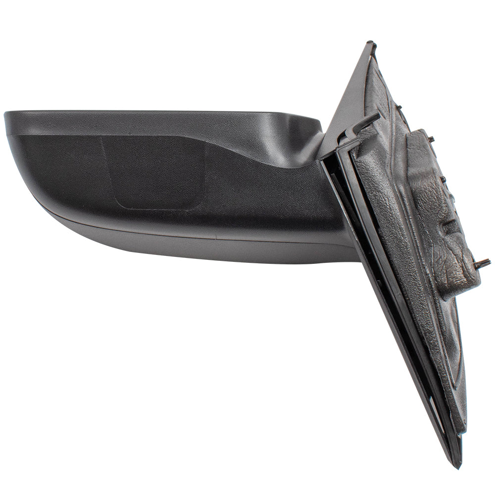 Brock Aftermarket Replacement Driver Left Power Mirror Textured Black without Heat-Puddle Light-Blind Spot Information System Compatible with 2011-2012 Ford Fusion