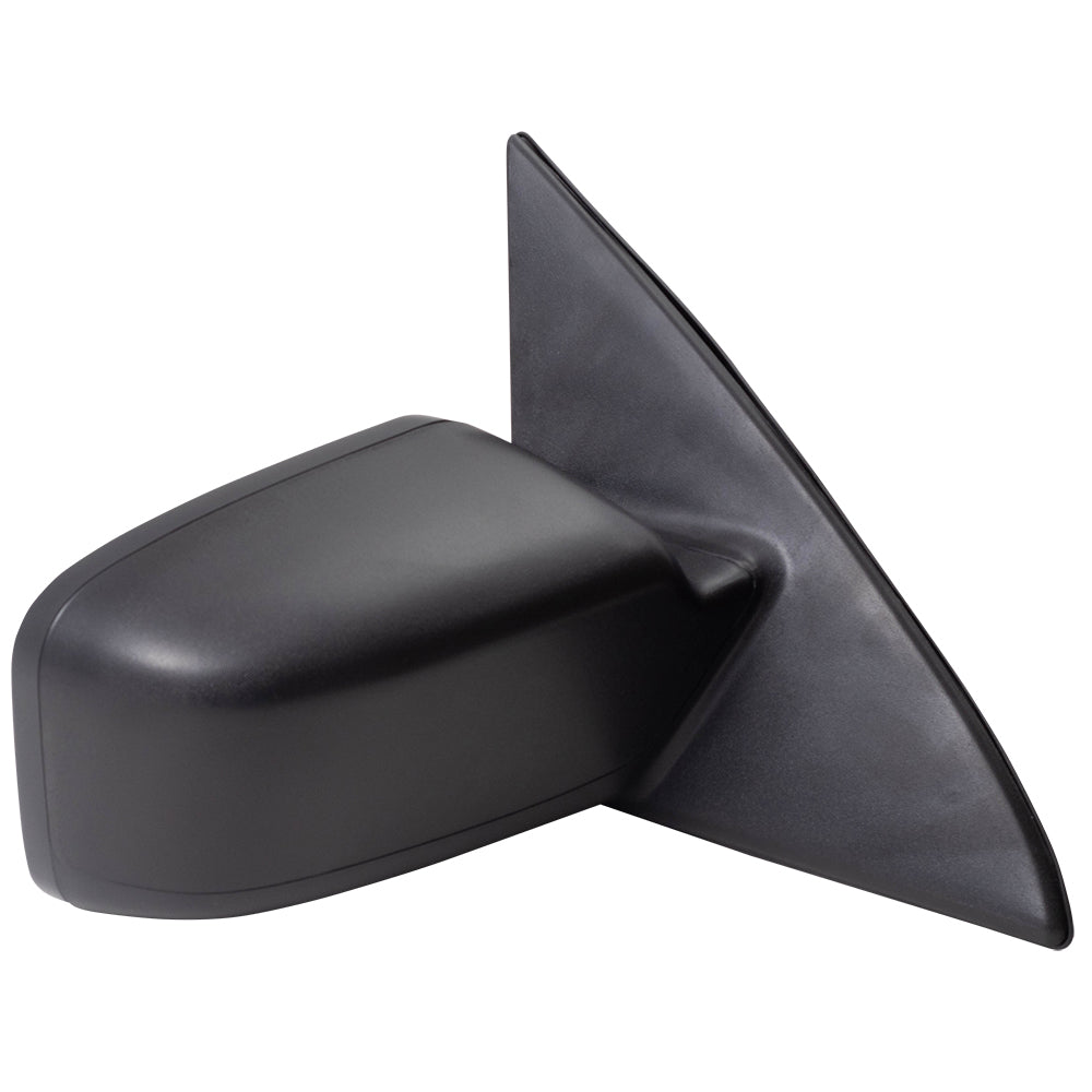 Brock Replacement Passenger Side Power Mirror Textured Black without Heat, Puddle Light or Blind Spot Information System Compatible with 2011-2012 Fusion