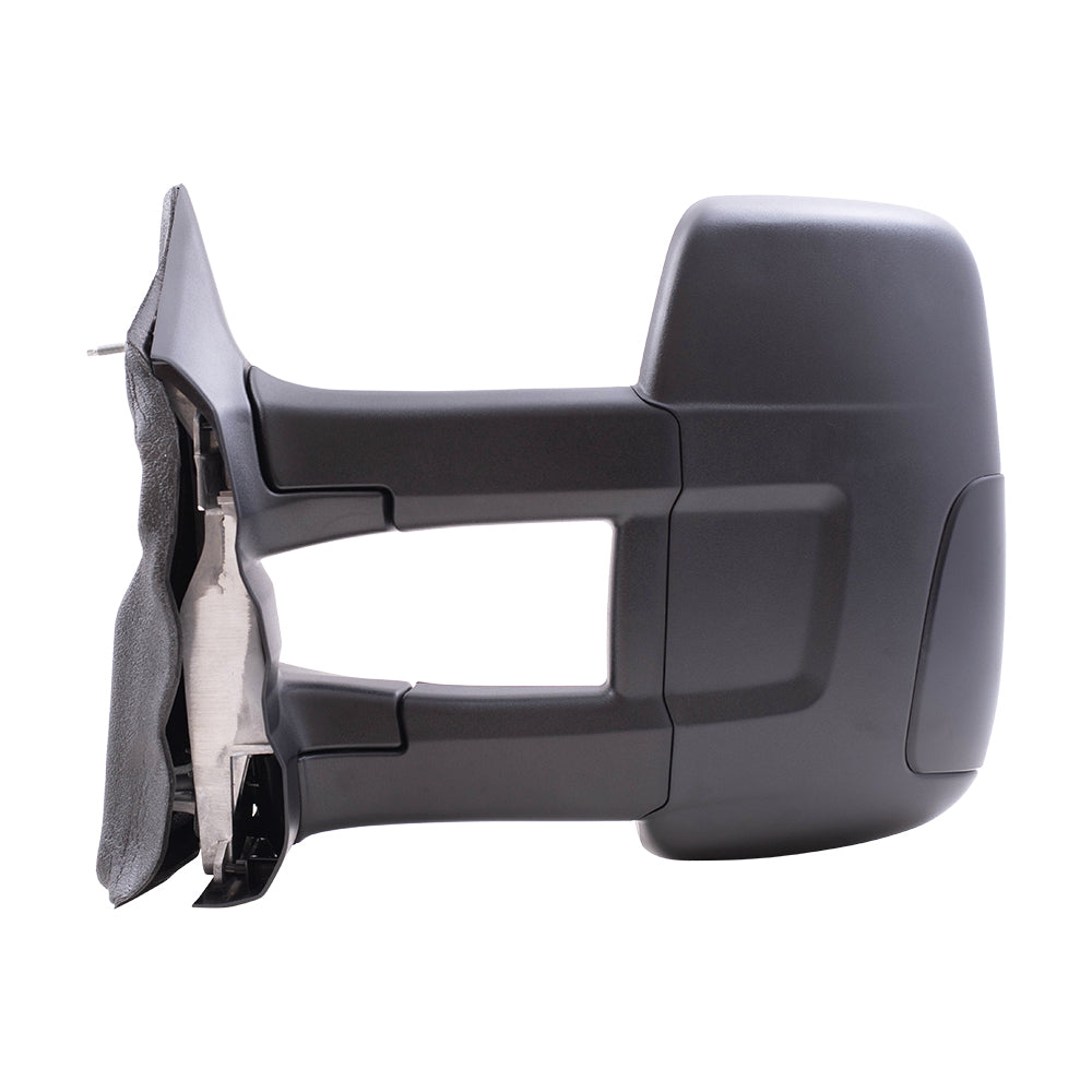 Replacement Set Driver and Passenger Side Door Power Mirrors with Dual Long Arms Compatible with 2015-2017 Transit Van with Medium or High Roof
