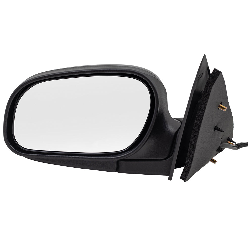 Brock Replacement Driver Side Power Mirror Paint to Match Black without Heat Compatible with 2009-2011 Crown Victoria