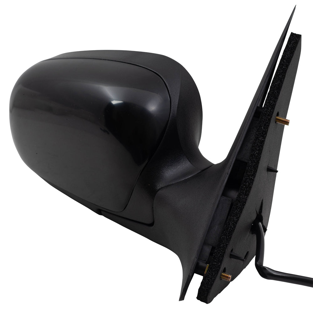 Brock Replacement Driver and Passenger Side Power Mirrors Paint to Match Black without Heat Compatible with 2009-2011 Crown Victoria