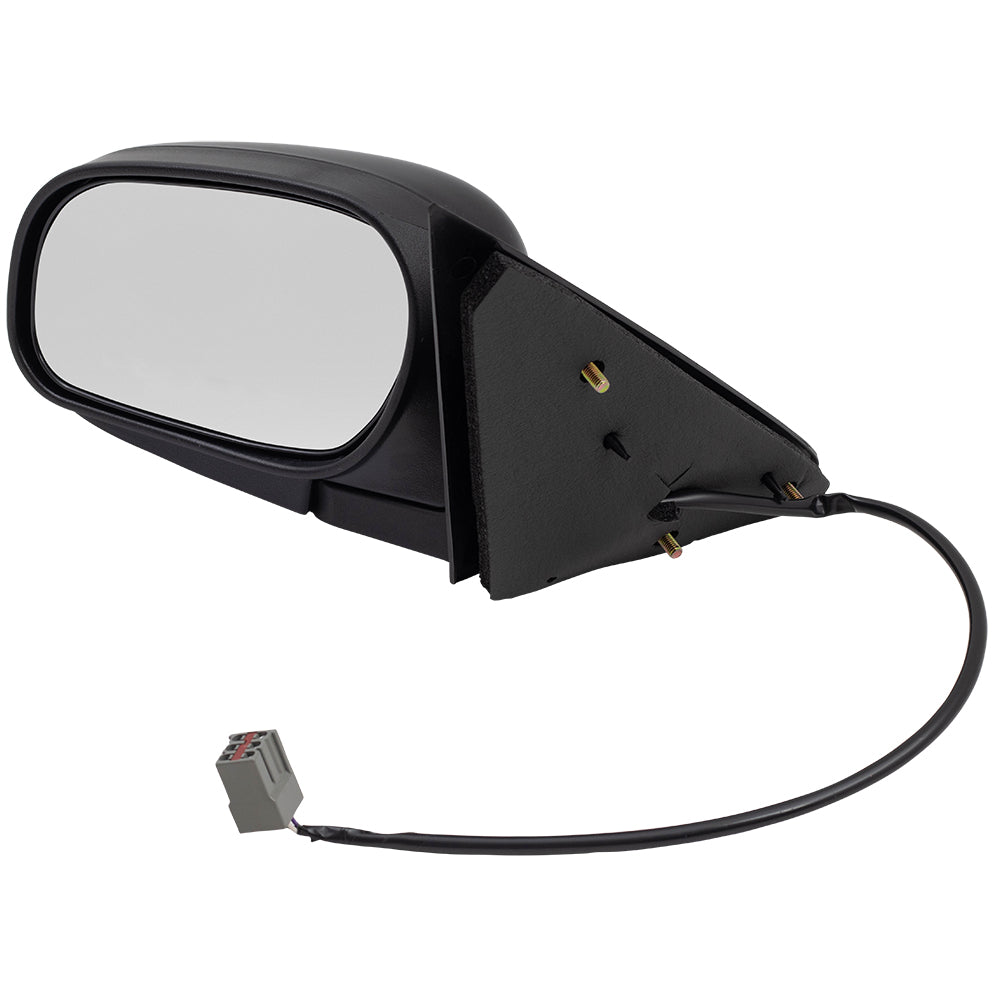 Brock Replacement Driver Side Power Mirror Paint to Match Black without Heat Compatible with 2009-2011 Crown Victoria
