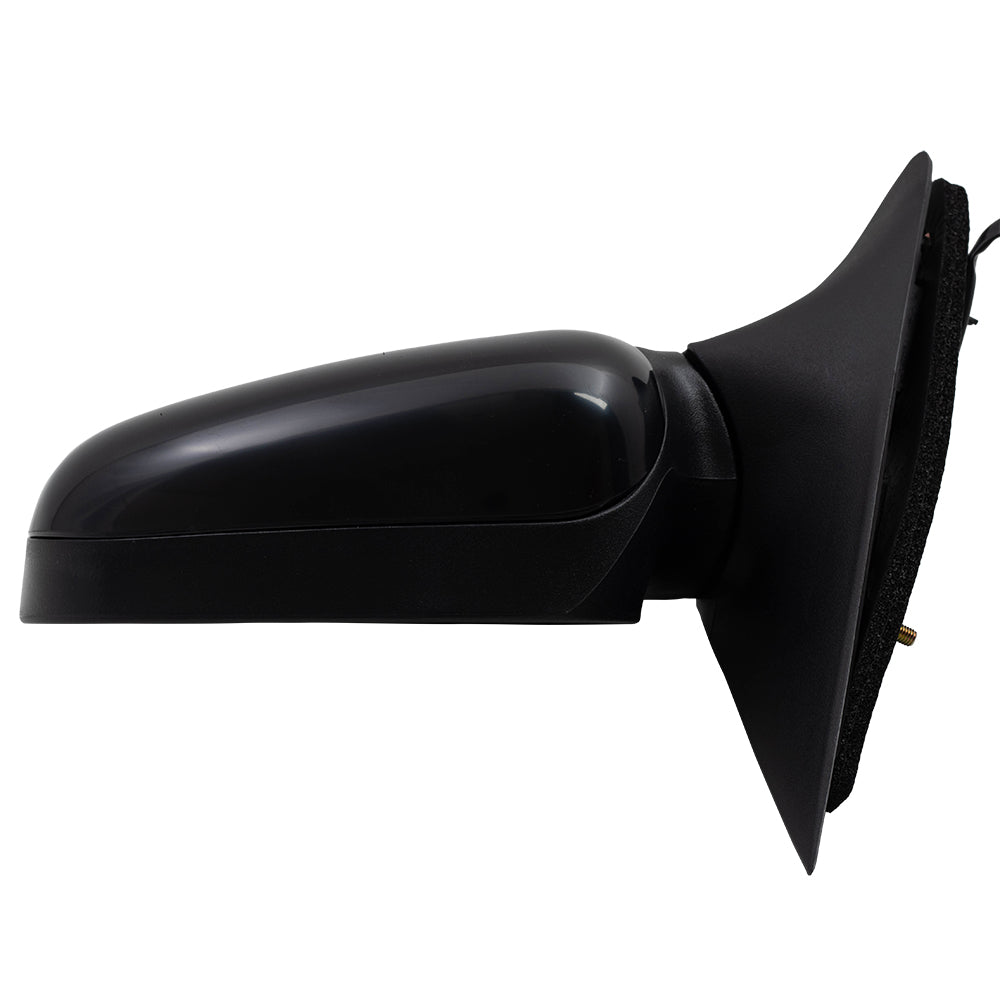 Brock Replacement Driver Side Power Mirror Paint to Match Black without Heat Compatible with 2009-2011 Crown Victoria