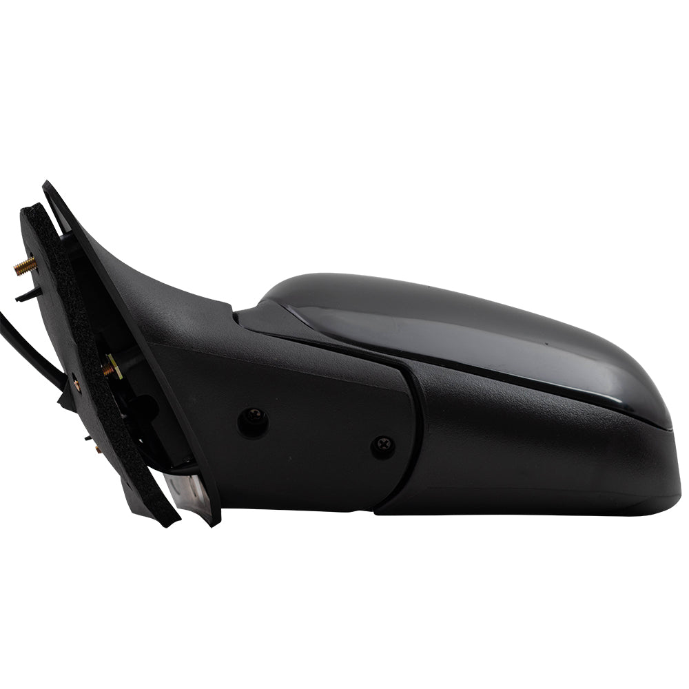 Brock Replacement Driver Side Power Mirror Paint to Match Black without Heat Compatible with 2009-2011 Crown Victoria
