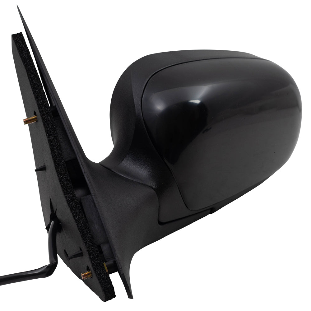 Brock Replacement Driver Side Power Mirror Paint to Match Black without Heat Compatible with 2009-2011 Crown Victoria