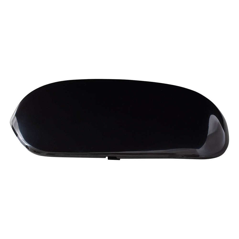 Brock Replacement Driver and Passenger Side Power Mirrors Paint to Match Black without Heat Compatible with 1998-2008 Crown Victoria & 1998-2008 Grand Marquis