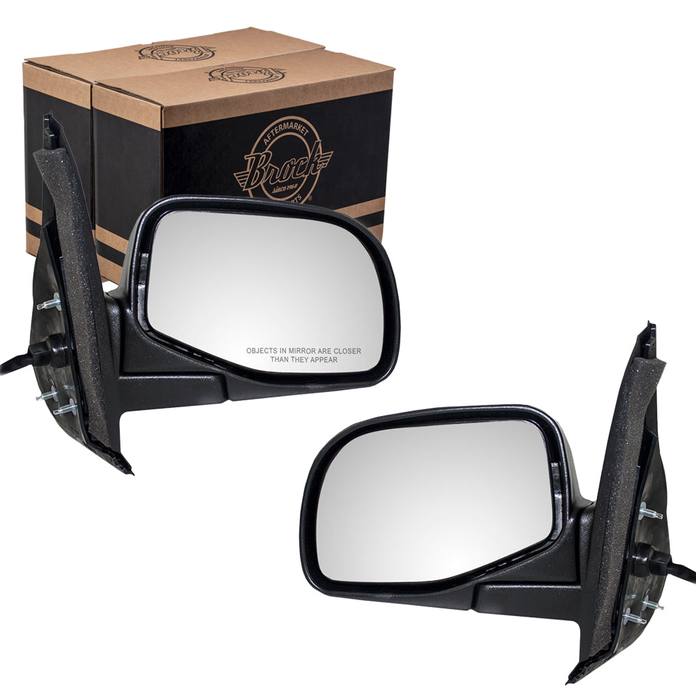 Driver and Passenger Power Side View Mirrors Replacement for 1995-2001 Explorer 4 Door F5TZ 17683 B F5TZ 17682 B