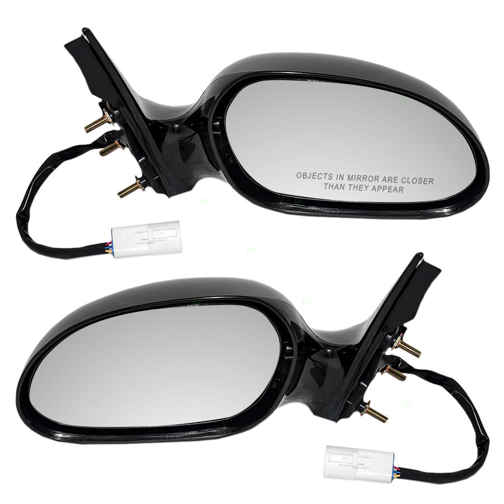 Driver and Passenger Power Side View Mirrors Smooth Replacement for 1996-1999 Taurus Sable XF1Z 17682 DAW XF1Z 17682 FAA