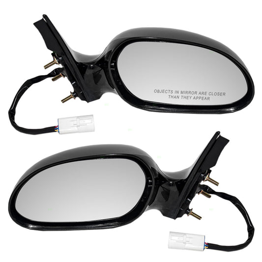 Driver and Passenger Power Side View Mirrors Smooth Replacement for 1996-1999 Taurus Sable XF1Z 17682 DAW XF1Z 17682 FAA