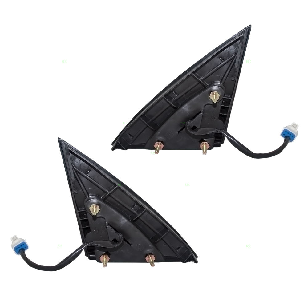 Driver and Passenger Power Side View Mirrors Smooth Replacement for 1996-1999 Taurus Sable XF1Z 17682 DAW XF1Z 17682 FAA