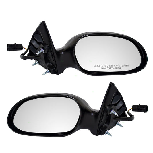 Driver and Passenger Power Side View Mirrors Ready-to-Paint & Textured Covers Replacement for 00-07 Taurus 6F1Z17683C 6F1Z17682C