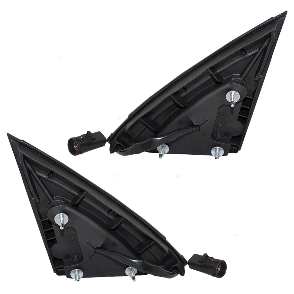 Driver and Passenger Power Side View Mirrors Ready-to-Paint & Textured Covers Replacement for 00-07 Taurus 6F1Z17683C 6F1Z17682C