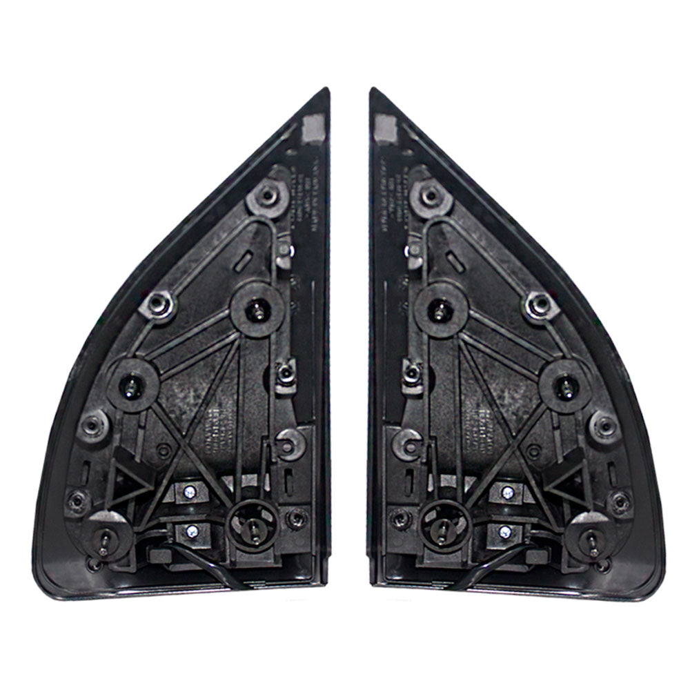 Driver and Passenger Power Side View Paddle Type Mirrors Replacement for 1999-2007 F250 F350 F450 Pickup Truck F81Z 17683 BAB F81Z 17682 BAA