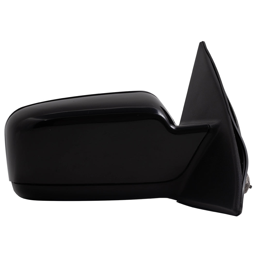 Brock Aftermarket Replacement Part Driver & Passenger  Power Mirror Paint to Match Black with Heat without Puddle Light-Blind Spot Information System Compatible with 2011-2012 Ford Fusion