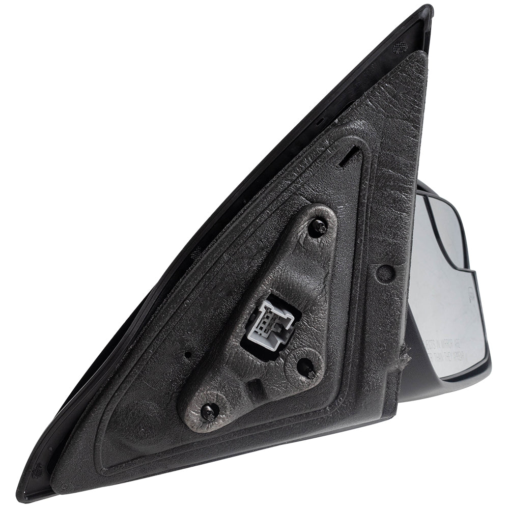 Brock Aftermarket Replacement Part Driver & Passenger  Power Mirror Paint to Match Black with Heat without Puddle Light-Blind Spot Information System Compatible with 2011-2012 Ford Fusion