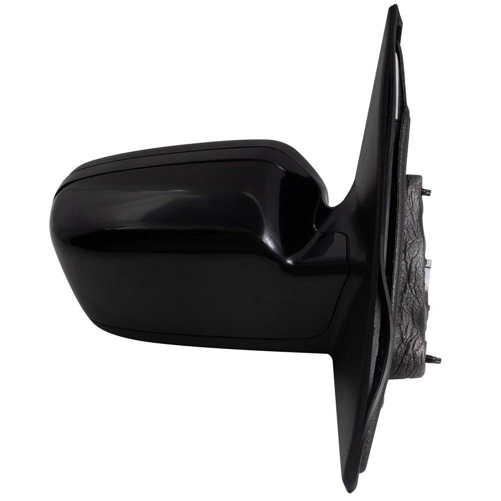 Brock Aftermarket Replacement Part Driver & Passenger  Power Mirror Paint to Match Black with Heat without Puddle Light-Blind Spot Information System Compatible with 2011-2012 Ford Fusion