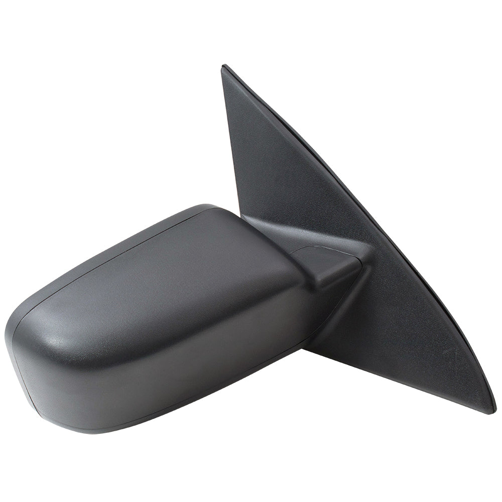 Brock Replacement Passenger Side Power Mirror Textured Black with Heat without Puddle Light or Blind Spot Information System Compatible with 2011-2012 Fusion
