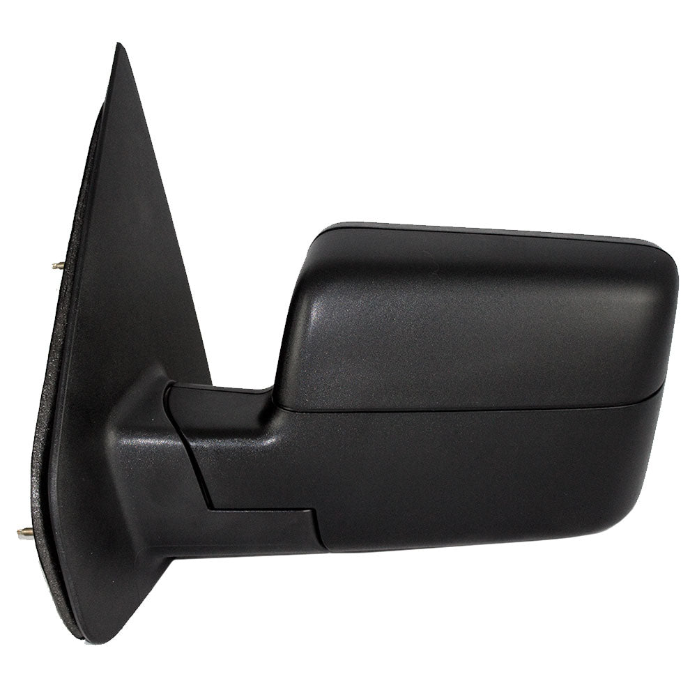 Driver Side Pedestal Type Power Mirror Textured Black for 2007-2008 F-150