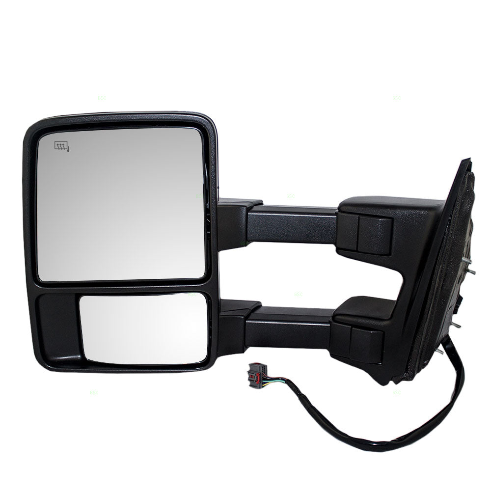 Drivers Power Tow Mirror Heated Signal Memory Clearance Lamp Telescopic Replacement for Ford Pickup Truck 7C3Z 17683 EC