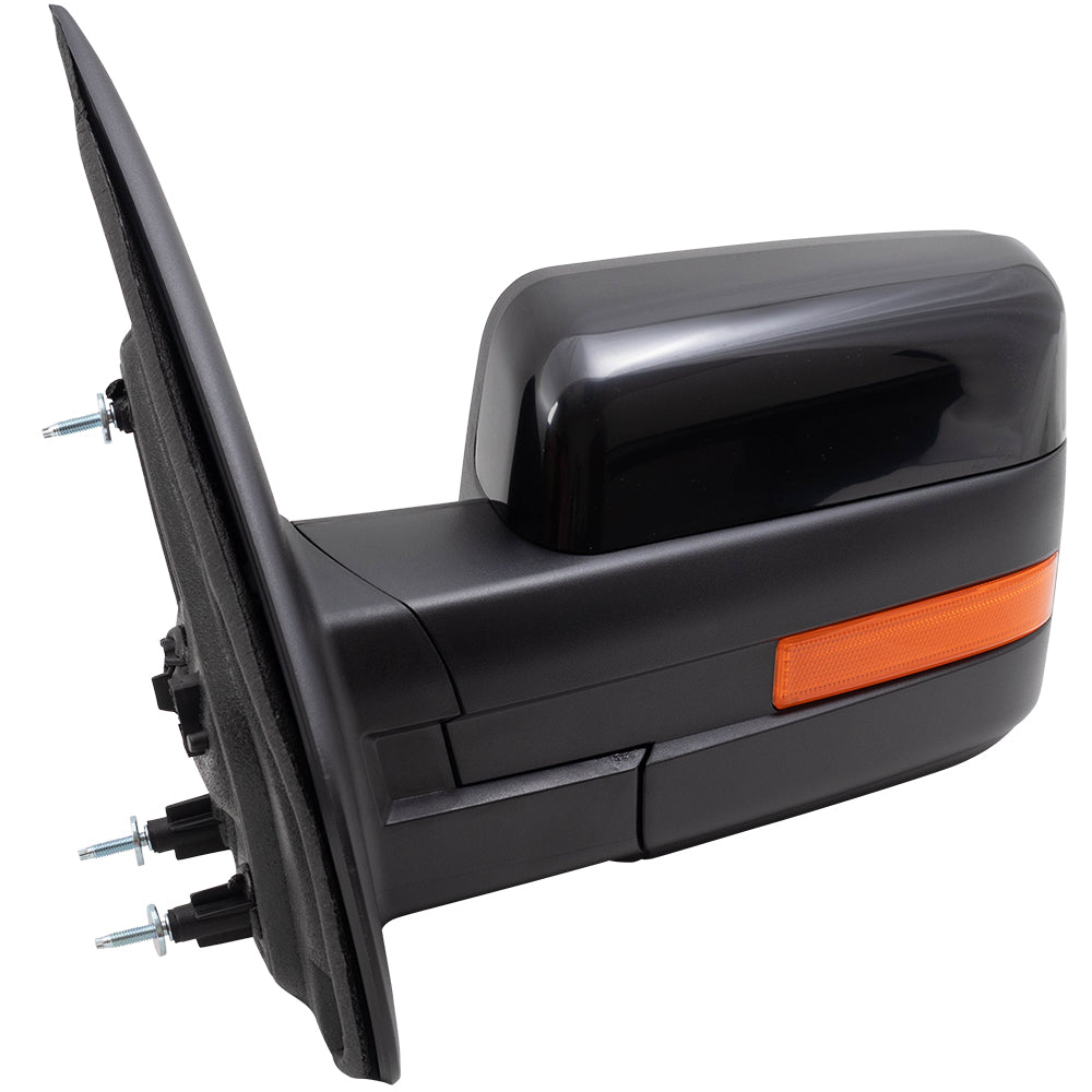 Driver Side Pedestal Type Power Mirror Paint to Match Black for 2009-2014 F-150