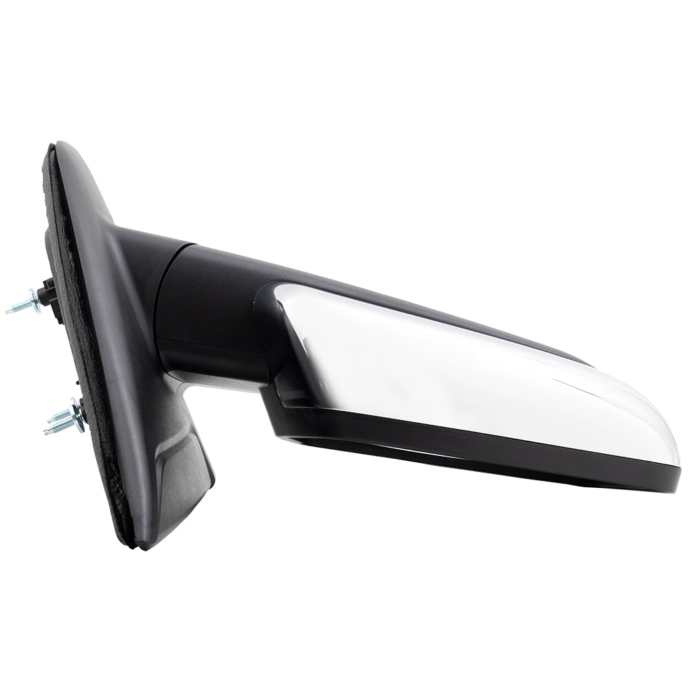 Brock Replacement Driver and Passenger Side Pedestal Type Power Mirrors with Heat, Signal, Memory, Reflector and Manual Folding without Puddle Light or Auto Dim Compatible with 2009-2014 F-150
