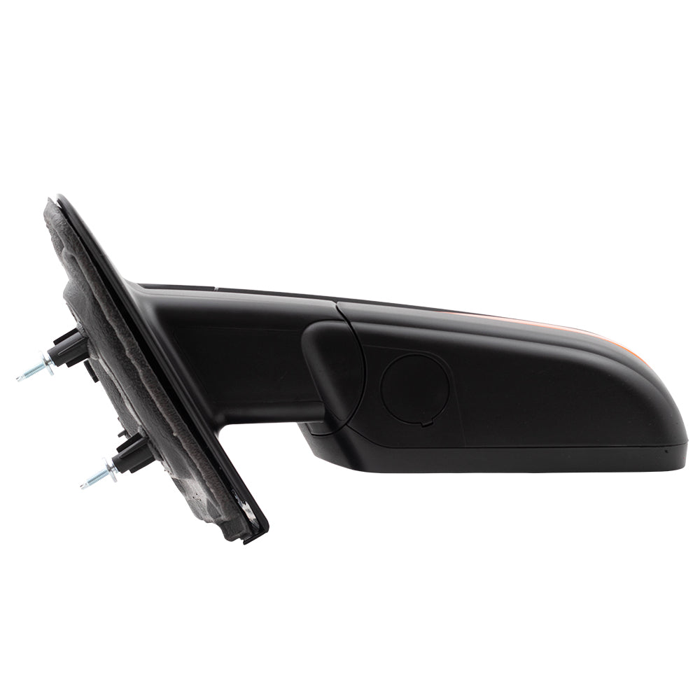 Brock Aftermarket Replacement Driver Left Power Mirror Chrome Cover with Heat-Signal-Memory-Reflector-Manual Folding Compatible with 2009-2014 Ford F-150