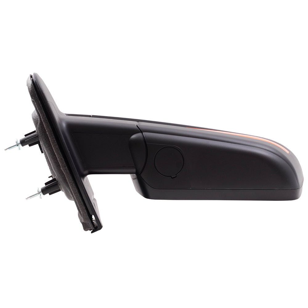 Brock Replacement Driver Side Pedestal Type Power Mirror with Heat, Signal, Memory, Reflector, Spotter Glass and Manual Folding without Puddle Light or Auto Dim Compatible with 2009-2014 F-150