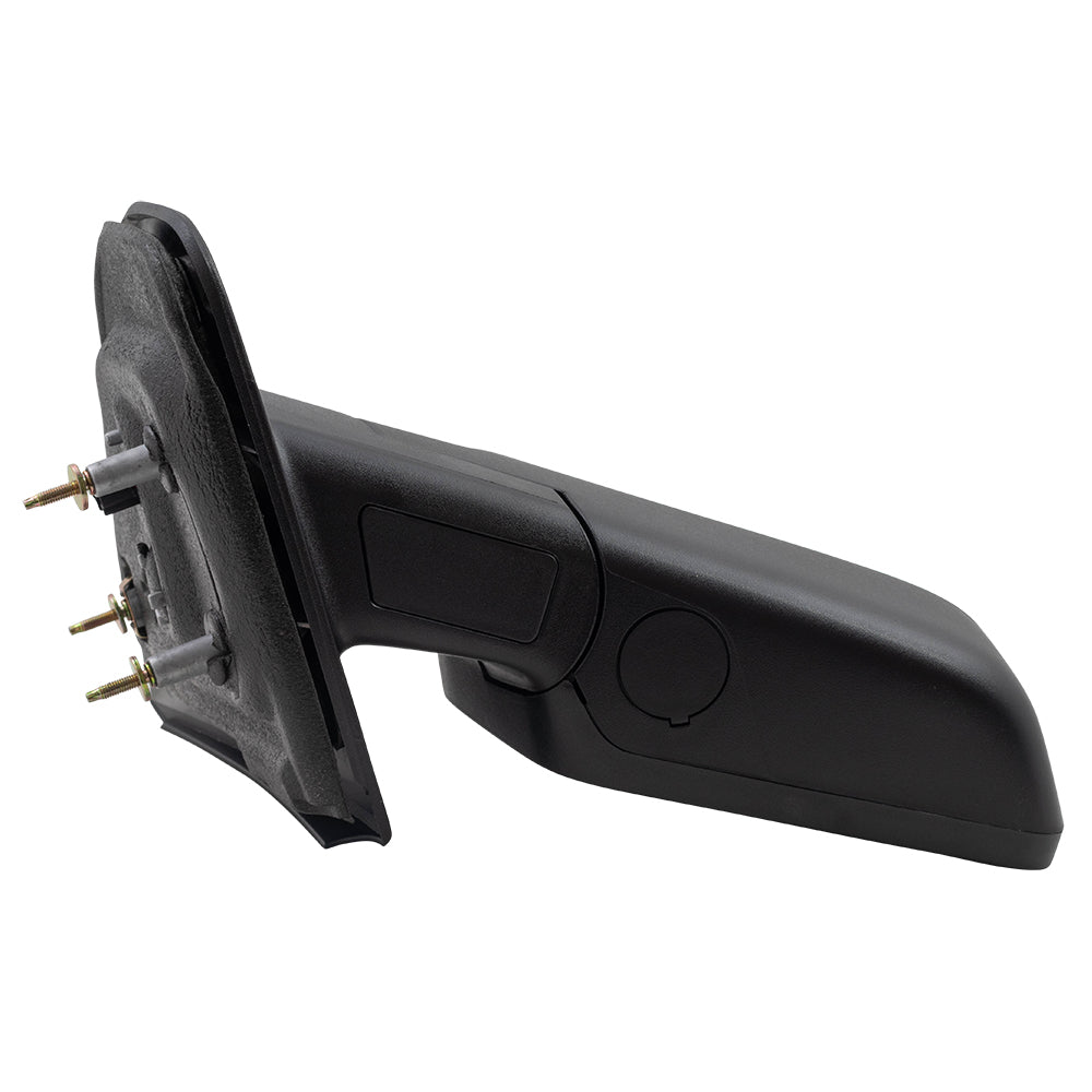Brock Replacement Driver Side Chrome Power Mirror with Heat, Signal, Memory and Manual Folding without Puddle Light or Auto Dim Compatible with 2007-2008 F-150