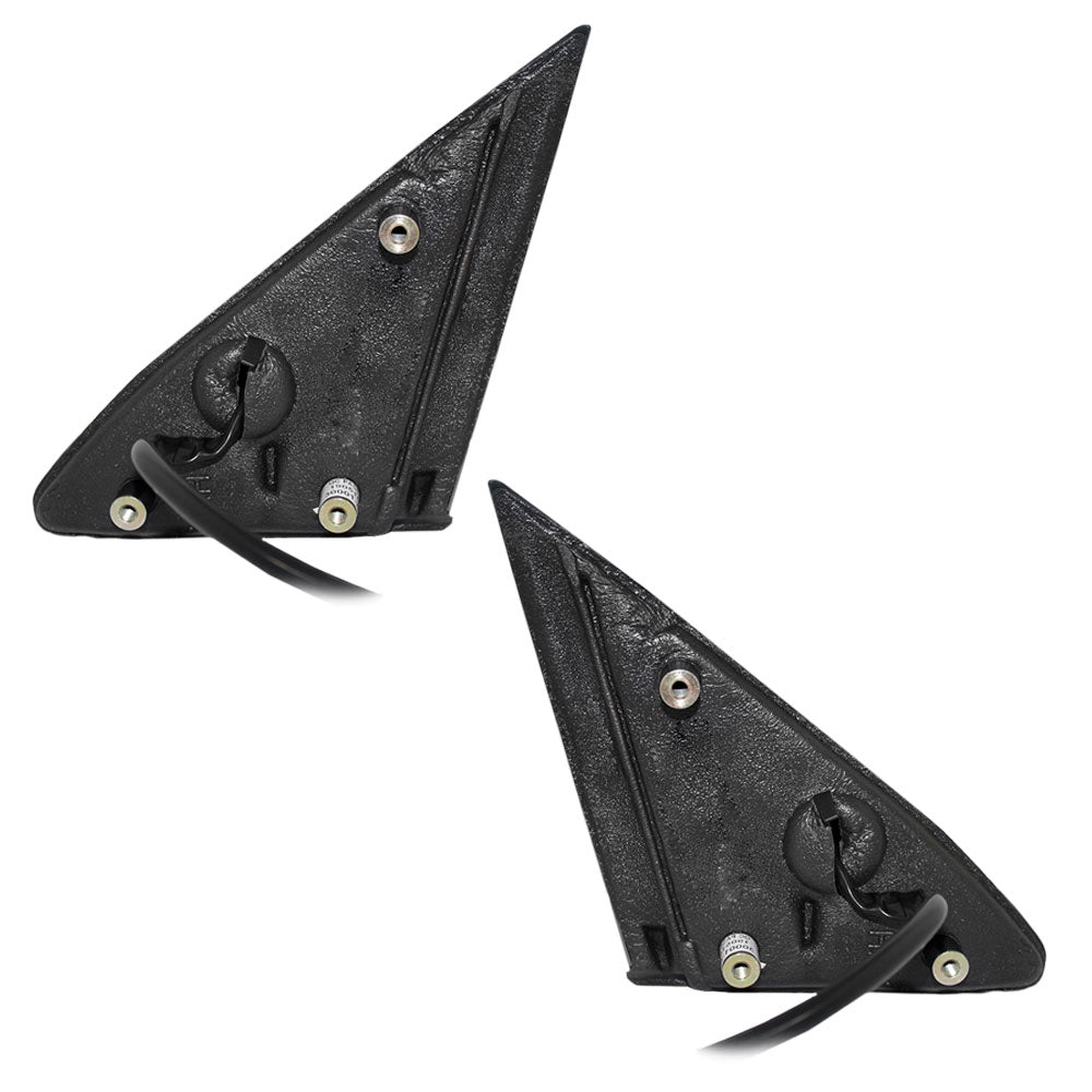 Brock Replacement Driver and Passenger Side Power Mirrors Paint to Match Black Cap with 12H5P and Heat without Memory or Auto Dim Compatible with 2004-2008 Town Car Built as of 3/9/2004 ONLY