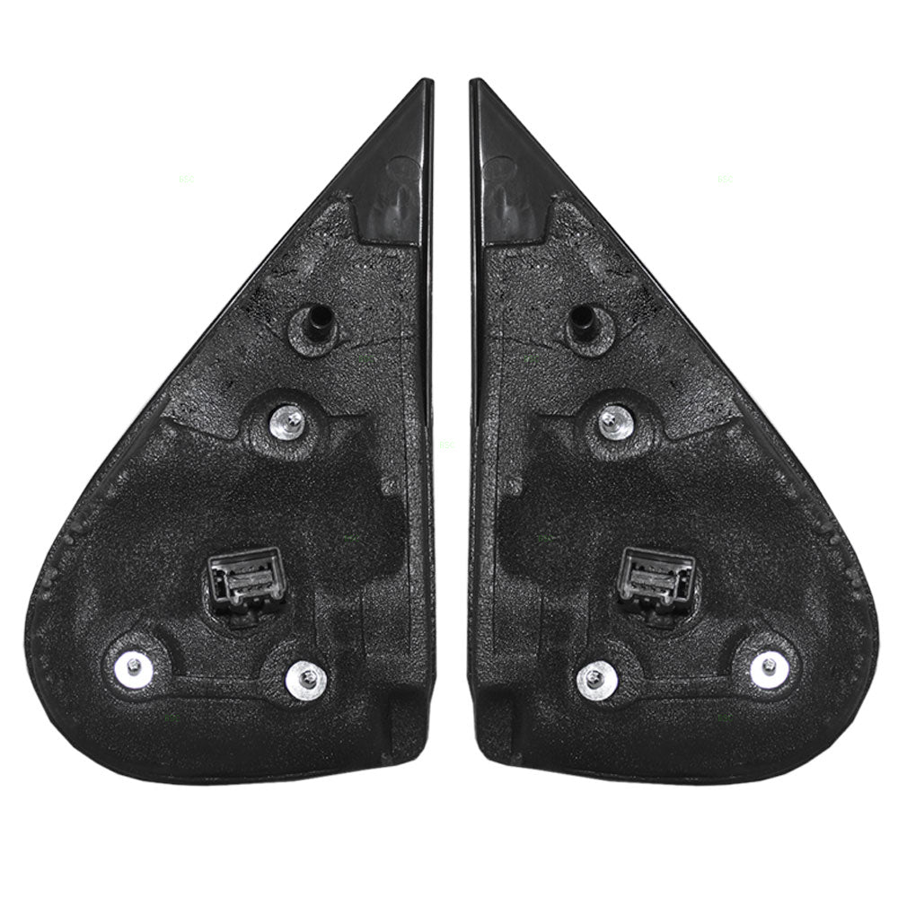 Driver and Passenger Power Side View Mirrors Heated Puddle Lamp Textured Replacement for 2002-2005 Explorer Mountaineer 1L2Z17683CAA 1L2Z17682CAA