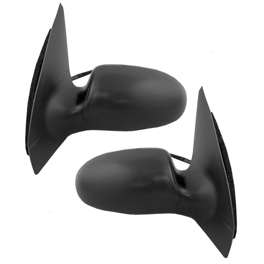 Driver and Passenger Power Side View Mirrors Heated Textured Replacement for 2003-2007 Focus 6S4Z17683CA 6S4Z 17682 CA