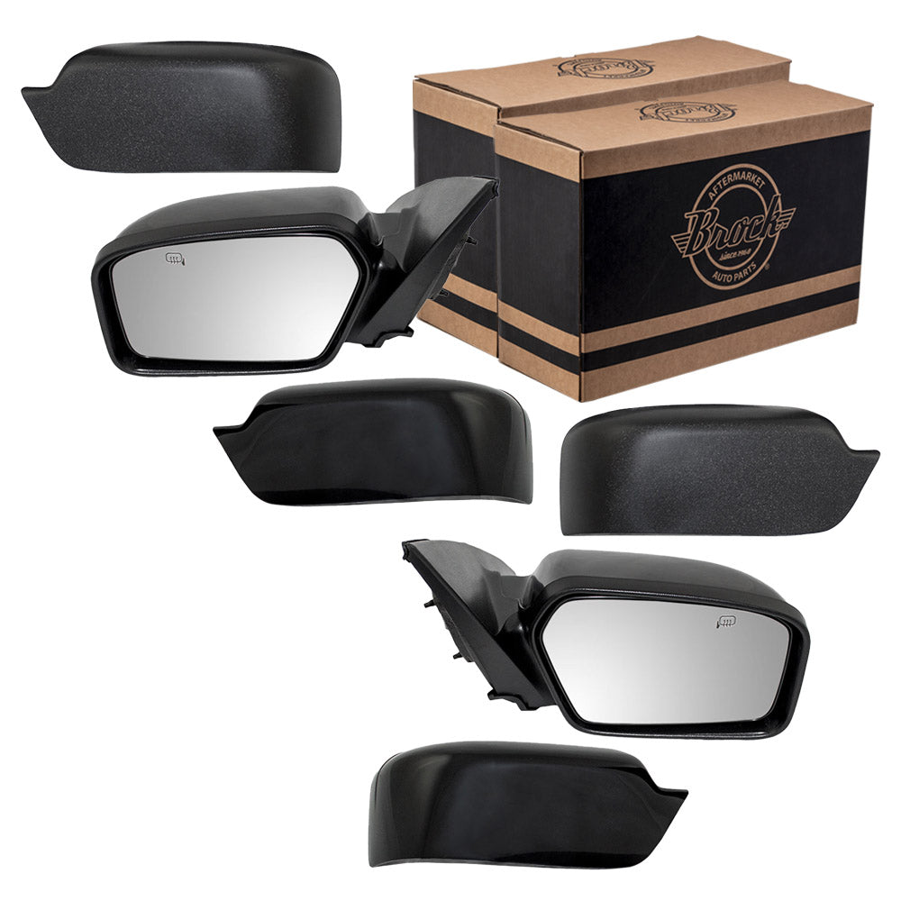 Driver and Passenger Power Side View Mirrors Heated Replacement for 2006-2010 Fusion Milan 6E5Z 17683 C 6E5Z 17682 C