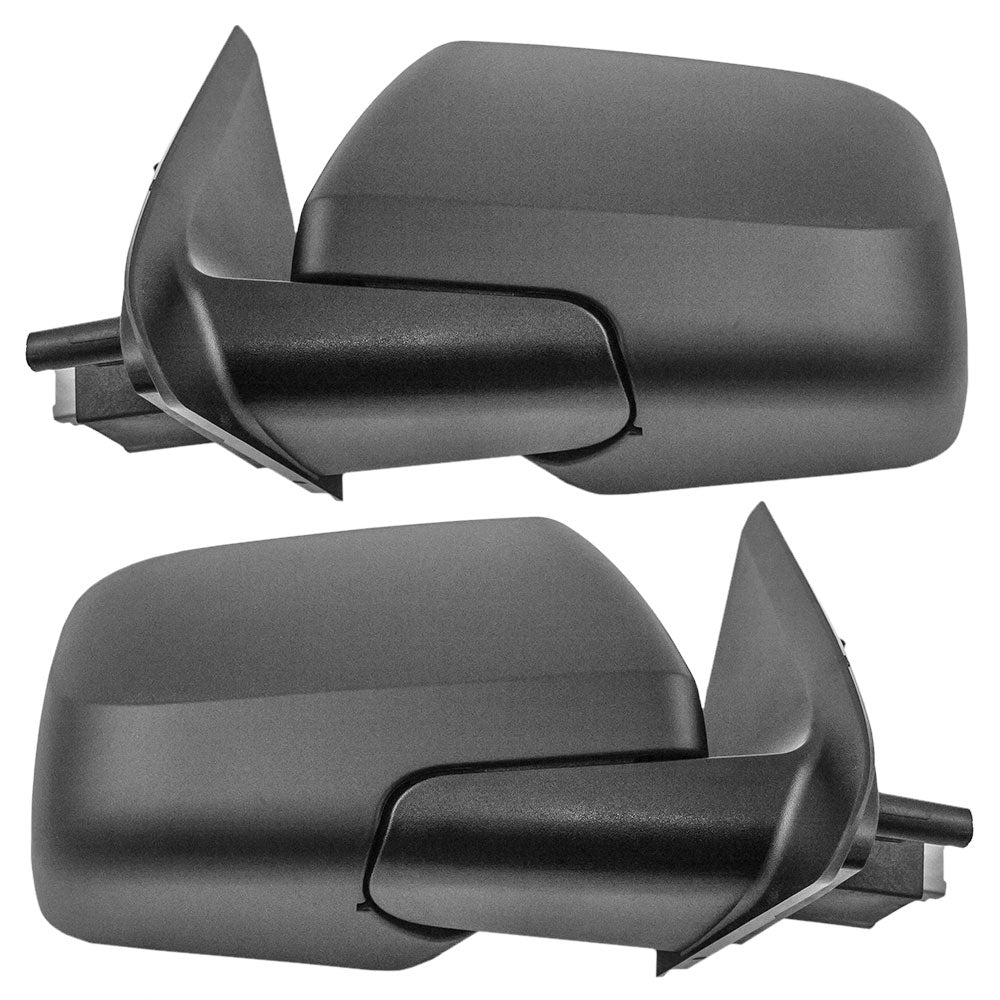 Replacement Pair Power Side View Mirrors Heated Spotter Glass Compatible with 08-12 Escape & Hybrid