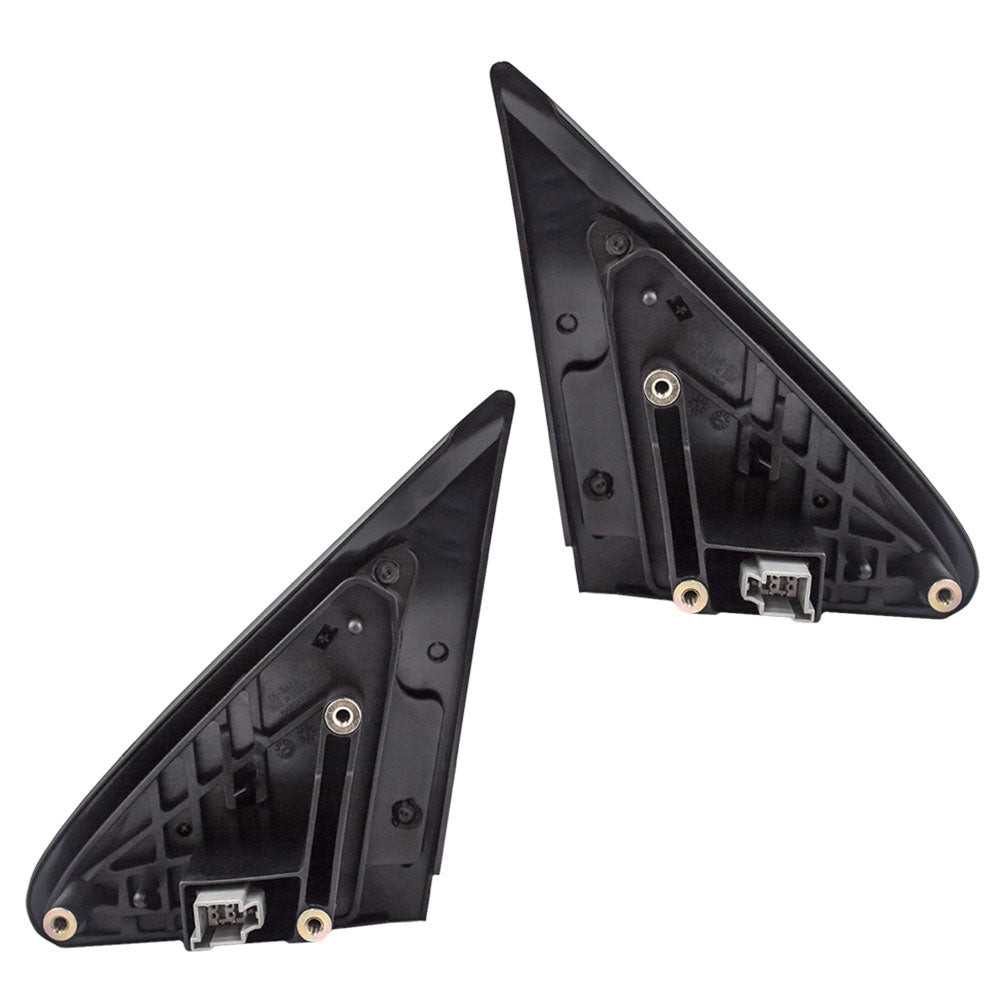 Replacement Pair Power Side View Mirrors Heated Spotter Glass Compatible with 08-12 Escape & Hybrid