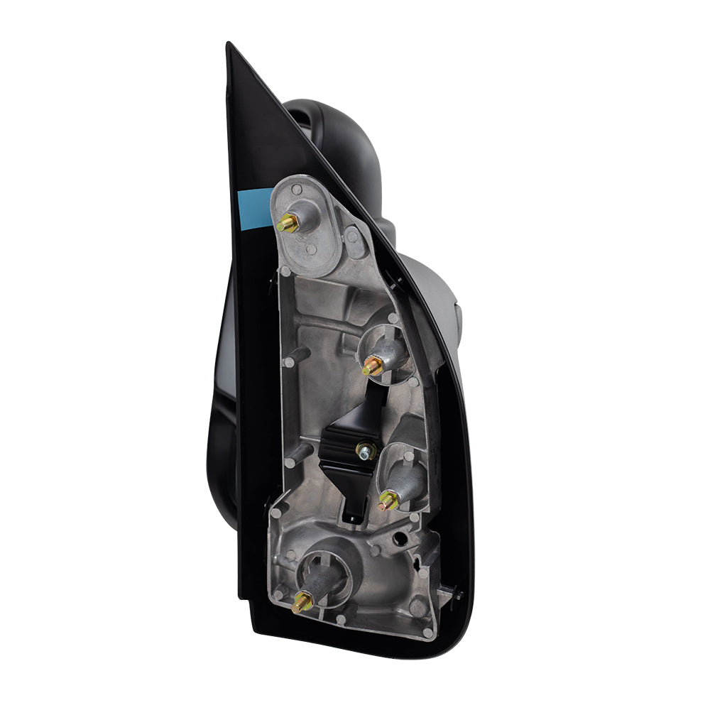 Brock Replacement Drivers Manual Tow Telescopic Side View Mirror Dual Arms Double Swing Compatible with 03-16 E-Series Van 7C2Z17683DA