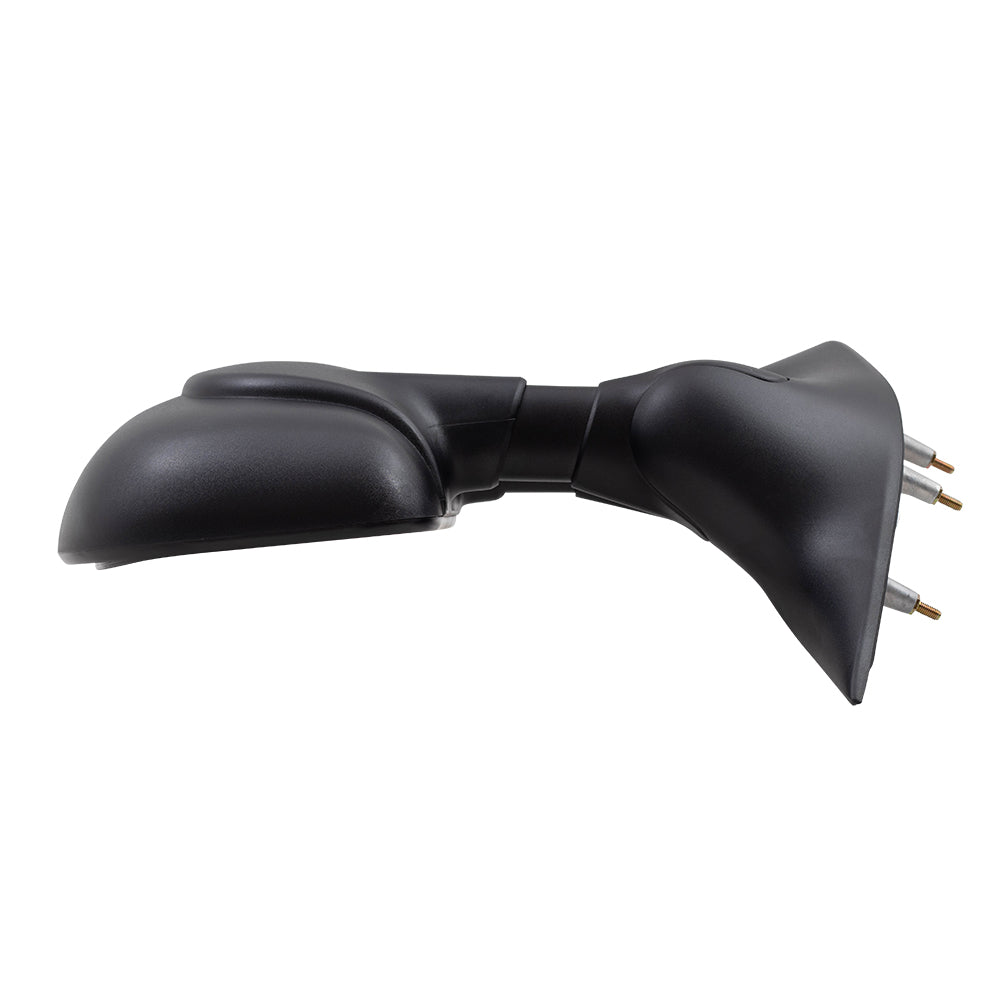 Brock Replacement Drivers Manual Tow Telescopic Side View Mirror Dual Arms Double Swing Compatible with 03-16 E-Series Van 7C2Z17683DA