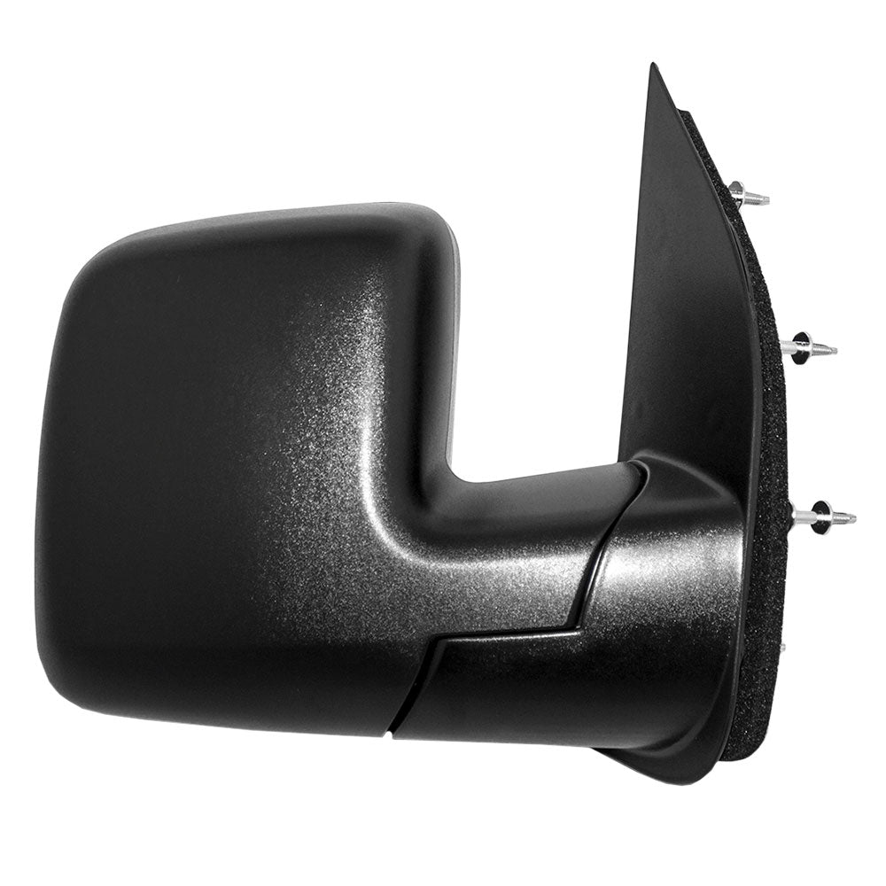 Manual Sail Type Mirror fits 03-14 Ford E-Series Van Passenger w/ Spotter Glass