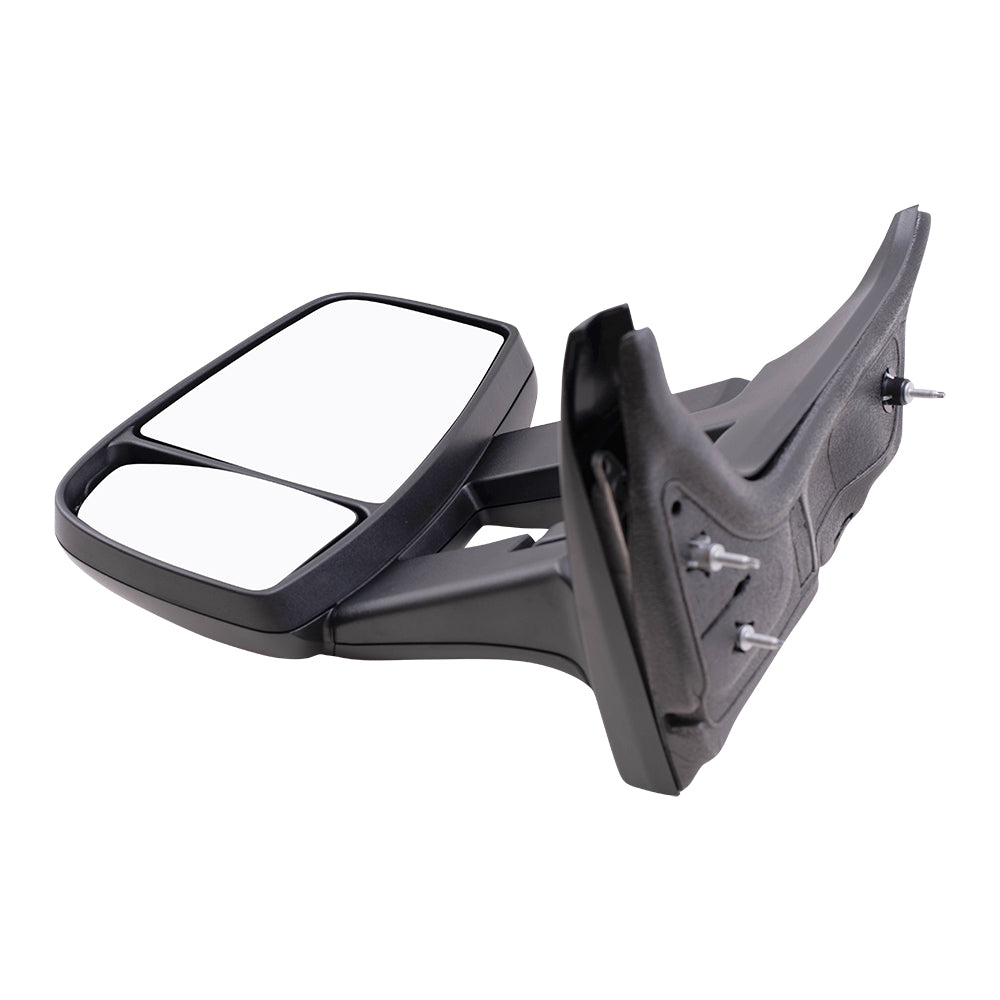 Manual Mirror fits 2015-2019 Ford Transit Medium/High Roof Driver Dual Long Arms