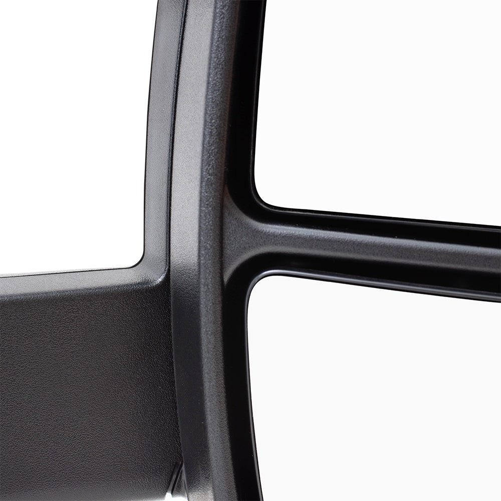 Replacement Passenger Manual Side Door Mirror with Dual Long Arms Compatible with 2015-2019 Transit Van with Medium or High Roof