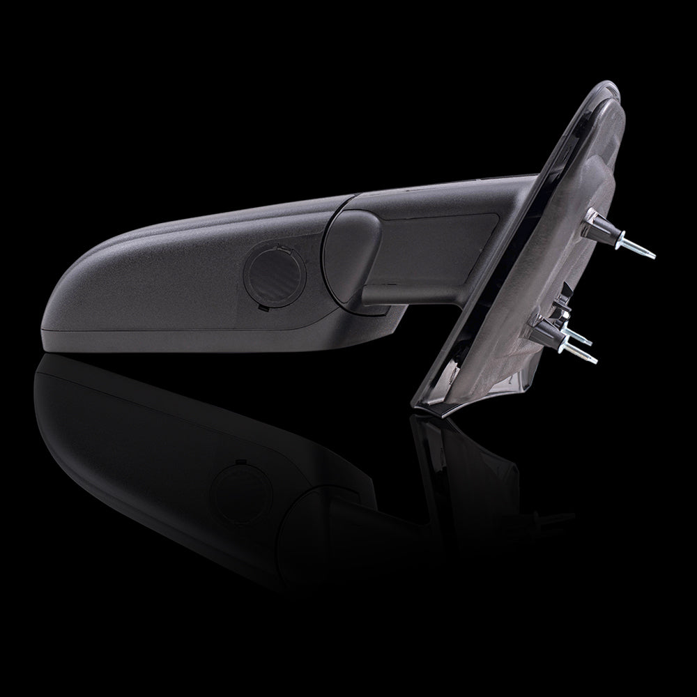 Passengers Manual Mirror Textured Black w/ Reflector Performance Fits 09-14 F150