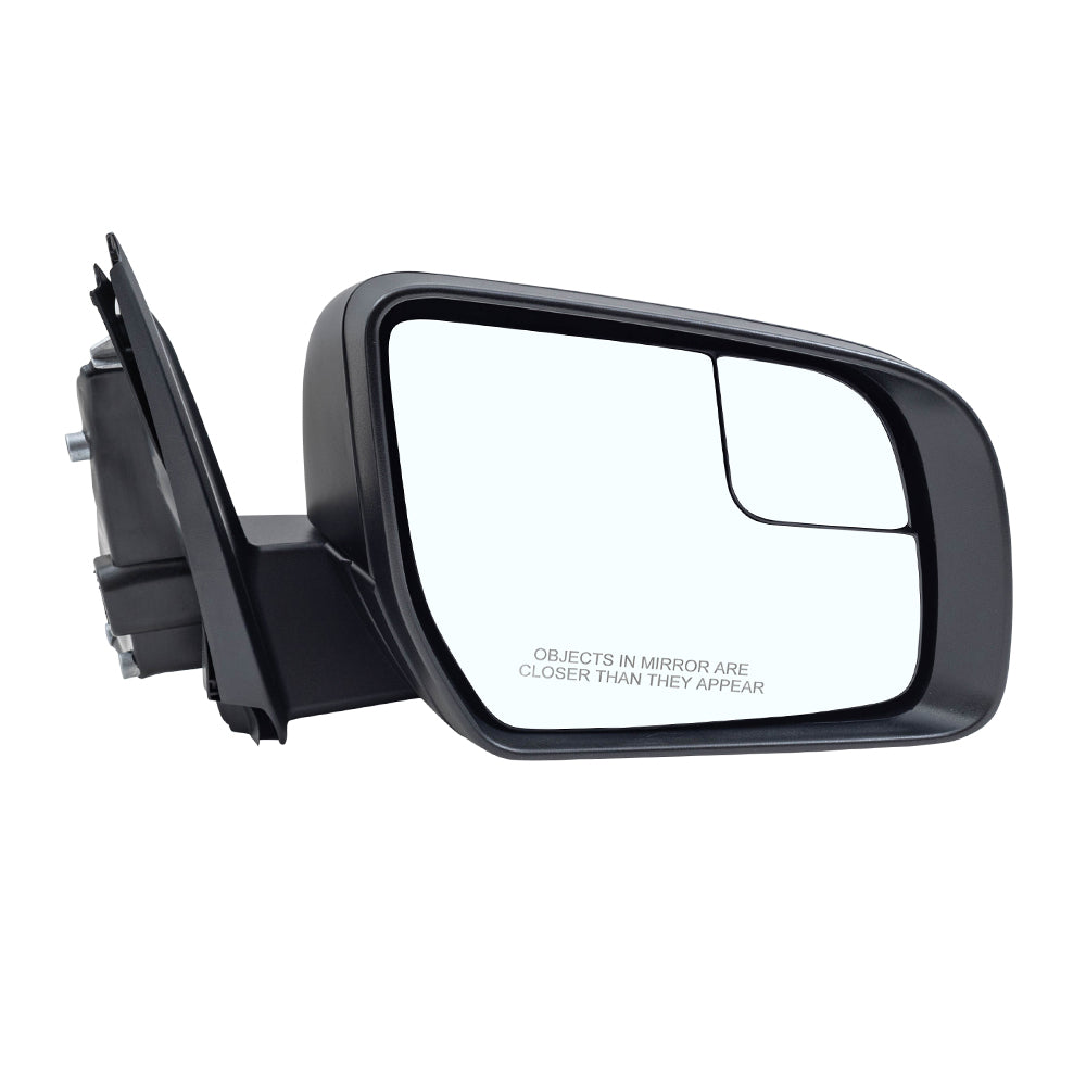 Brock Aftermarket Replacement Passenger Right Manual Mirror Paint To Match Black With Spotter Glass Compatible With 2019-2021 Ford Ranger