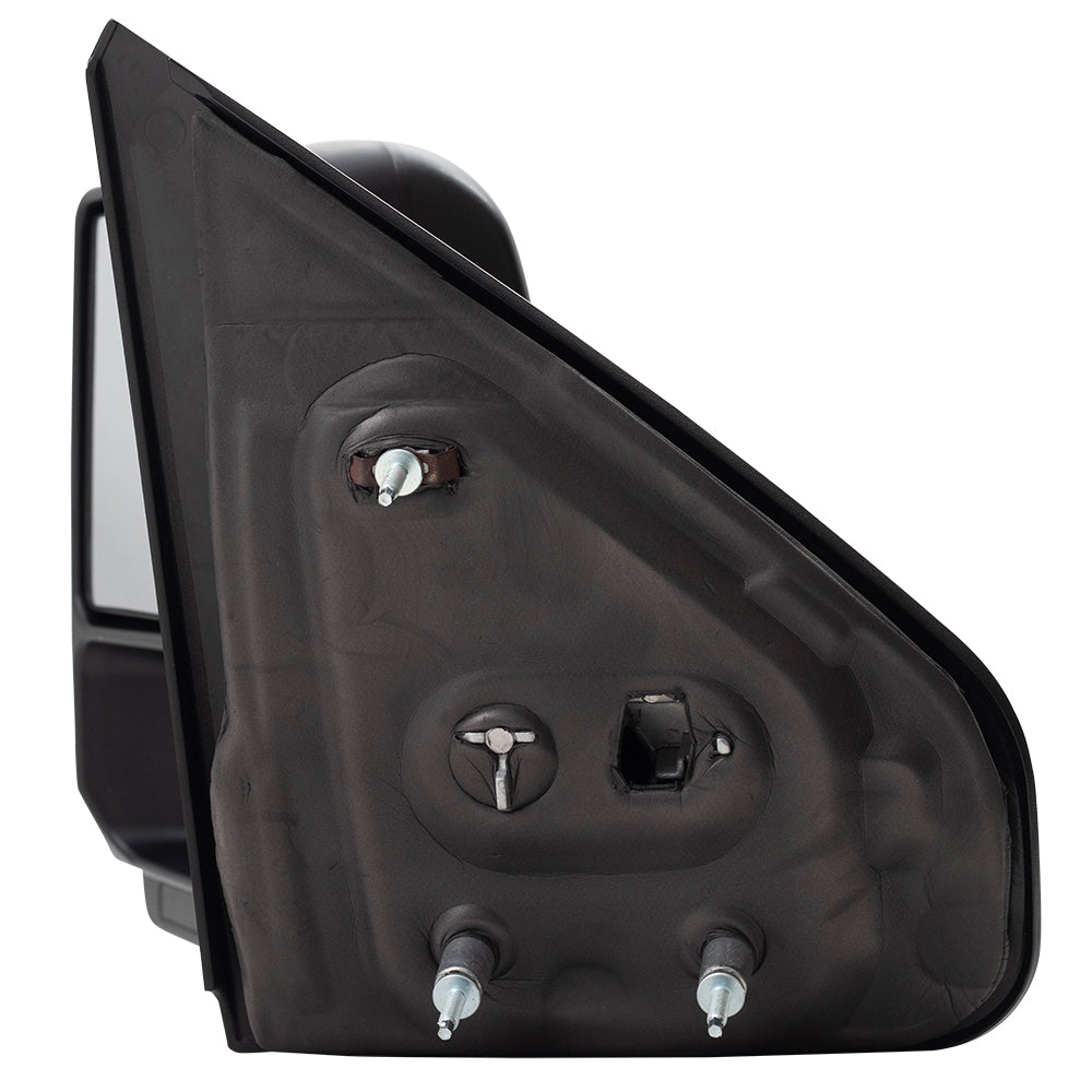 Brock Replacement Drivers Manual Side Tow Mirror Telescopic Dual Arms Compatible with 2004-2014 F-150 Pickup Truck 9L3Z17683AC