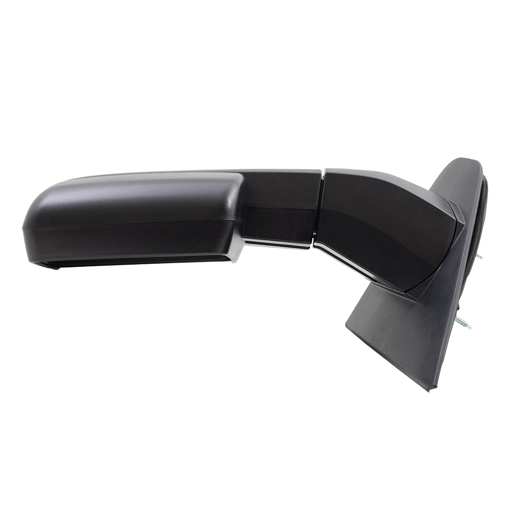 Brock Replacement Drivers Manual Side Tow Mirror Telescopic Dual Arms Compatible with 2004-2014 F-150 Pickup Truck 9L3Z17683AC