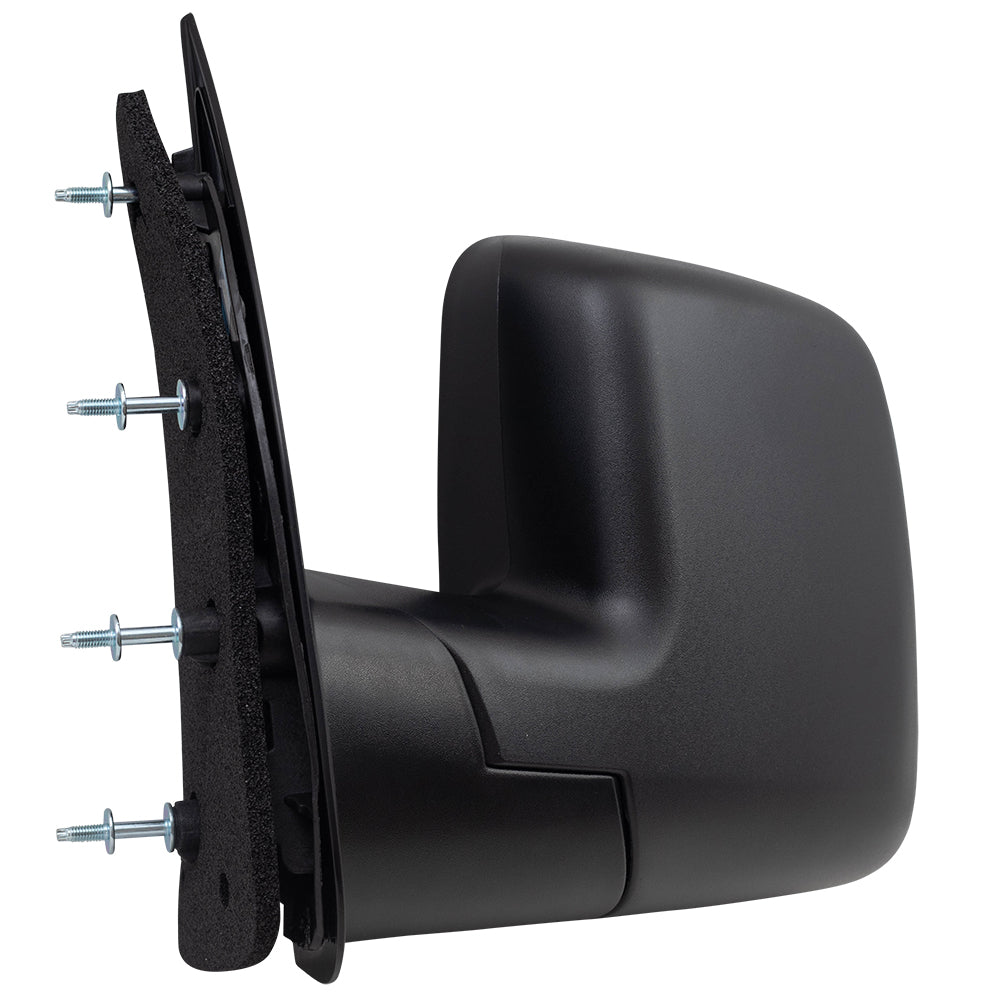 Manual Door Mirror fits 03-09 Ford E-Series Van Driver Dual Glass Paddle Type