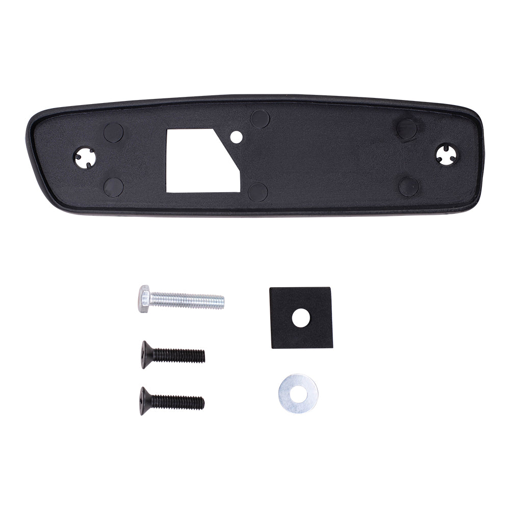 Drivers Manual Side View Paddle Type Mirror Replacement for 1992-1996 F150 F250 F350 Pickup Truck F7TZ17683AAB