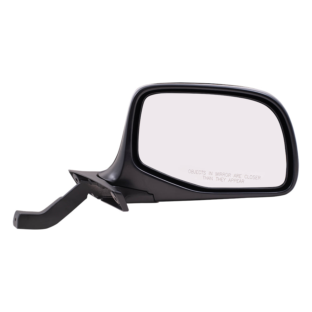 Passengers Manual Side View Paddle Type Mirror Replacement for 1992-1996 F150 F250 F350 Pickup Truck F7TZ17682AAA